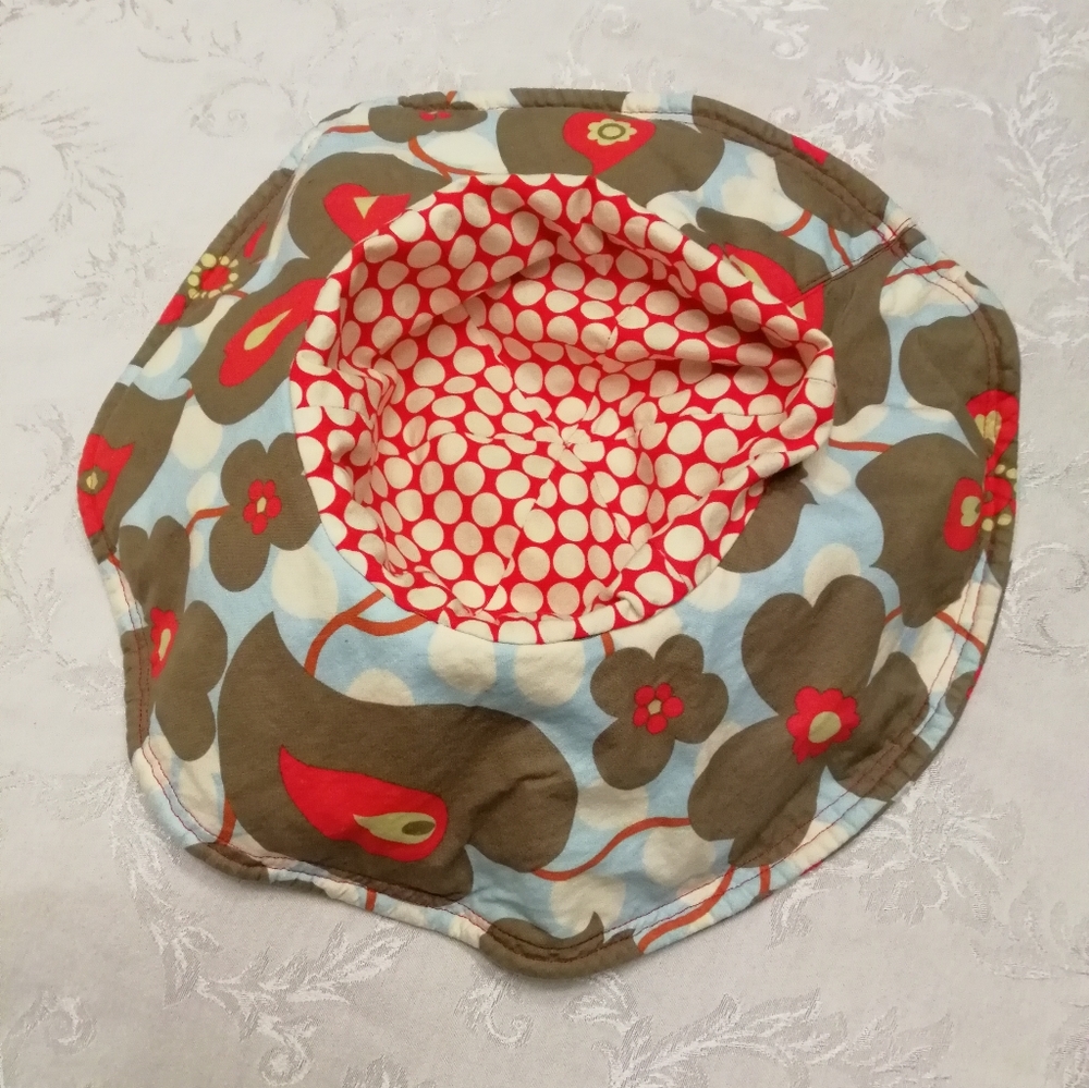 Handmade Cotton Wide Brim Sun Hat - Picture 4 of 8